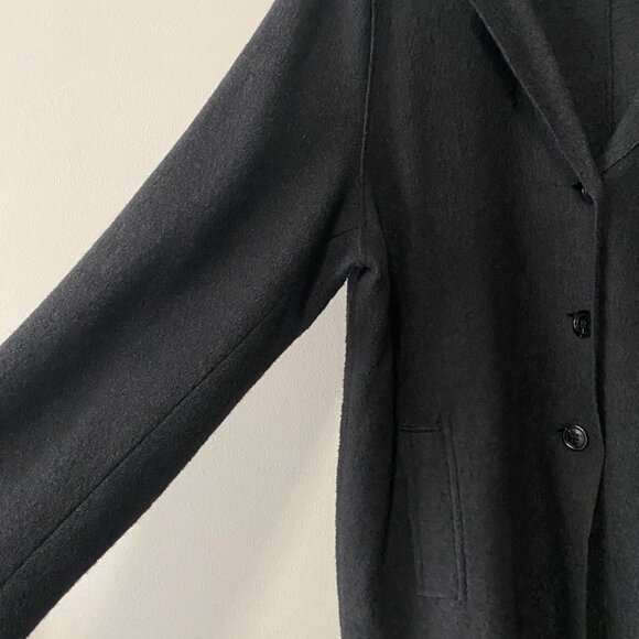 Sears Black Wool Blend Coat - Picture 7 of 15